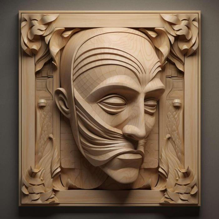 نموذج ثلاثي الأبعاد لآلة CNC 3D Art 